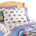 Olive Kids Trains, Planes, & Trucks Sheet Set